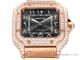 THB Factory Cartier Santos Middle East Extra-Thin 39.8mm Watches Rose Gold Full Diamonds (4)_th.jpg